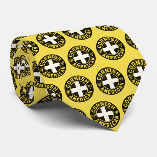 Cornish American Flag Stropdas (Opgerold)