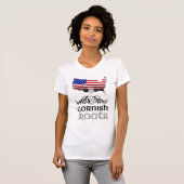 Cornish American Flag T-shirt (Voorkant volledig)