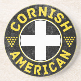 Cornish American Flag Zandsteen Onderzetter