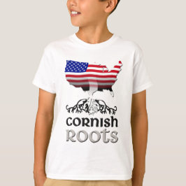 Cornish American Roots Flag T-shirt