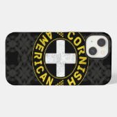 Cornish Amerikaanse vlag iPhone Hoesje (Achterkant horizontaal)