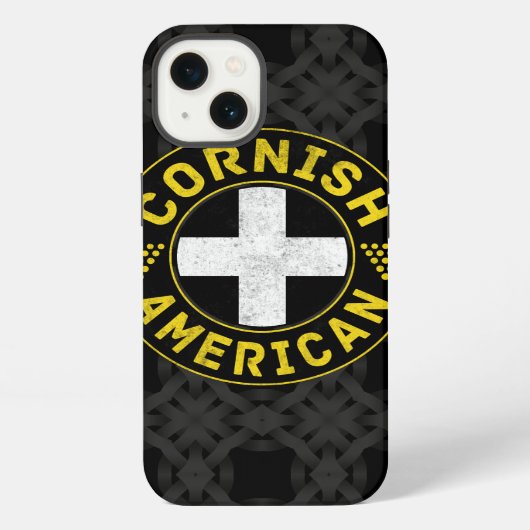 Cornish Amerikaanse vlag iPhone Hoesje (Achterkant)