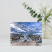 Cornish Beach brekende golven Briefkaart (Staand voorkant)