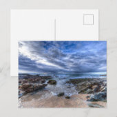 Cornish Beach brekende golven Briefkaart (Voorkant / Achterkant)