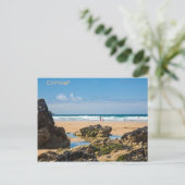 Cornish Beach Briefkaart (Staand voorkant)