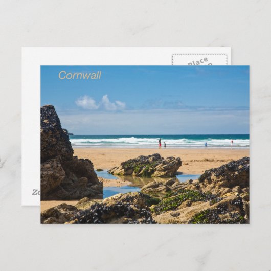 Cornish Beach Briefkaart (Voorkant / Achterkant)