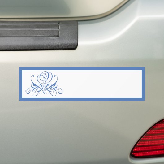 Cornish Blue Roos Bumpersticker (Op auto)