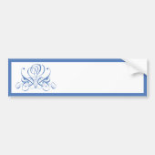 Cornish Blue Roos Bumpersticker (Voorkant)