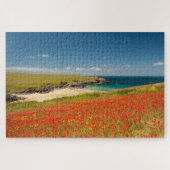 Cornish Coastal Poppy Fields Legpuzzel (Horizontaal)