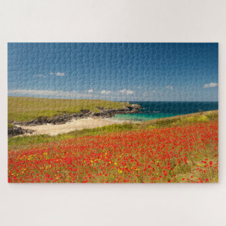 Cornish Coastal Poppy Fields Legpuzzel