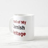 Cornish erfgoed koffiemok (Voorkant links)