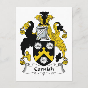 Cornish Family Crest Briefkaart
