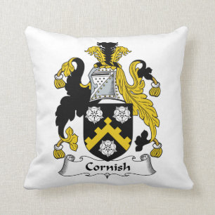 Cornish Family Crest Kussen