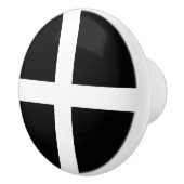 Cornish Flag (Cornwall) (County of England, Vereni Keramische Knop (Rechts)