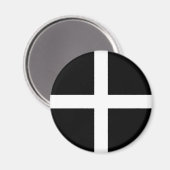 Cornish Flag (Cornwall) (County of England, Vereni Magneet (Voorkant / Achterkant)