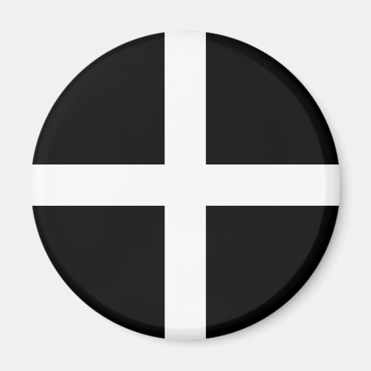 Cornish Flag (Cornwall) (County of England, Vereni Magneet (Voorkant)