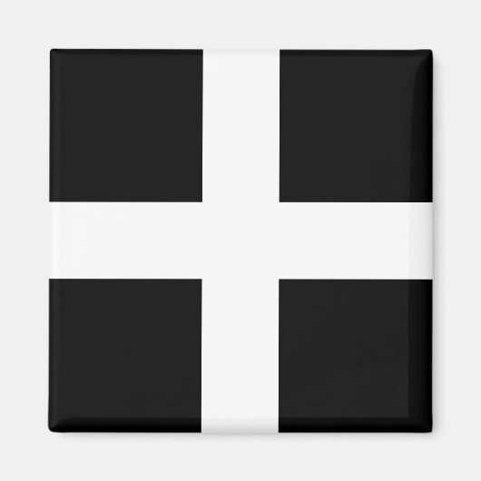 Cornish Flag (Cornwall) (County of England, Vereni Magneet (Voorkant)