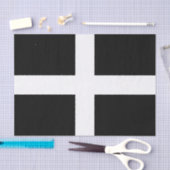 Cornish Flag (Cornwall) (County of England, Vereni Tissuepapier (Craft)