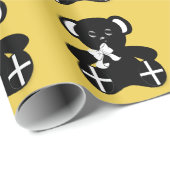 Cornish Flag Teddy Bear Cadeaupapier (Rol Hoek)