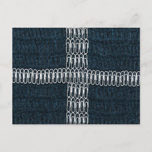 Cornish Flag van Paperclips Briefkaart (Voorkant)