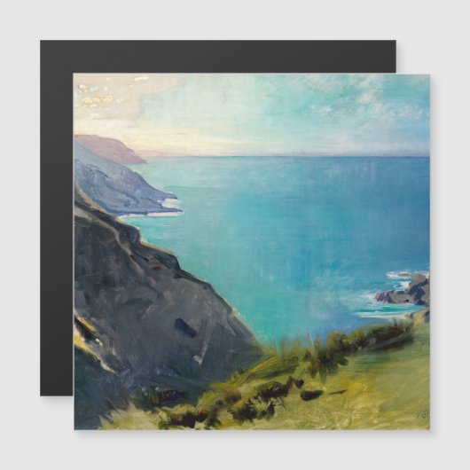 Cornish Headlands , England  Magnet (Voorkant / Achterkant)