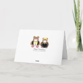 Cornish huwelijks- of jubileumteddybeer kaart (Achterkant)