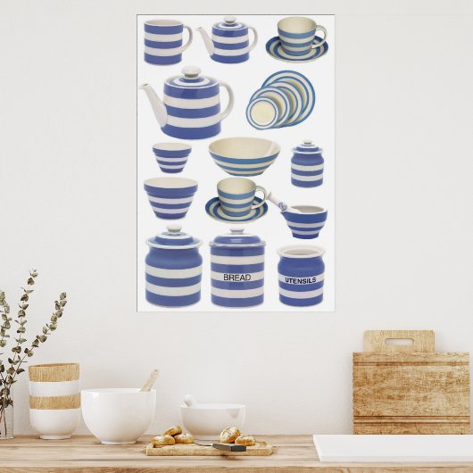 Cornish Kitchen Poster (Keuken)