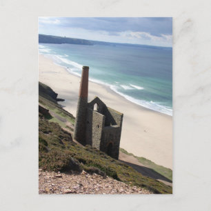 Cornish mining ruine in wielkmolen 01 briefkaart