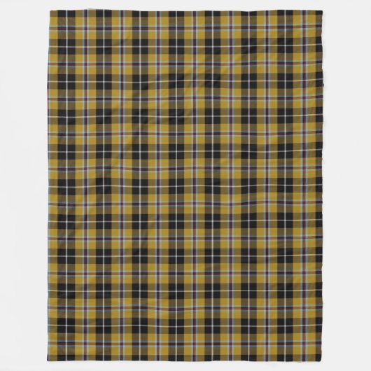 Cornish National Tartan Fleece Deken (Voorkant)