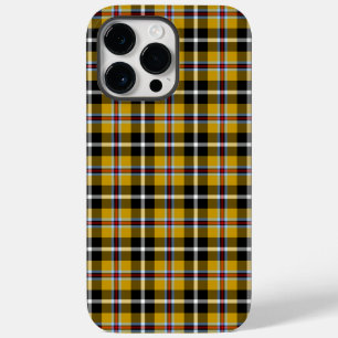 Cornish National Tartan Geel Zwart Schots Geruit Case-Mate iPhone 14 Pro Max Hoesje
