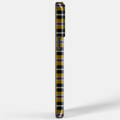 Cornish National Tartan Geel Zwart Schots Geruit Case-Mate iPhone Case (Achterkant / Rechts)