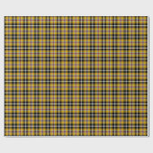 Cornish National Tartan Yellow and Black Plaid Cadeaupapier (Vlak)