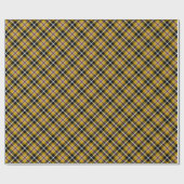 Cornish National Tartan Yellow and Black Pset Cadeaupapier (Vlak)