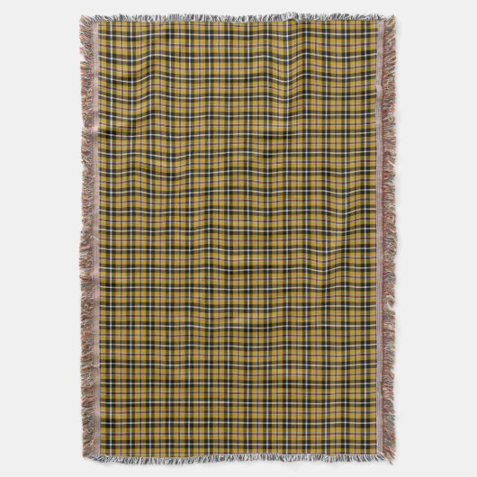 Cornish National Tartan Yellow and Black Pset Deken (Voorkant Verticaal)