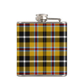 Cornish National Tartan Yellow and Black Pset Heupfles (Achterkant)