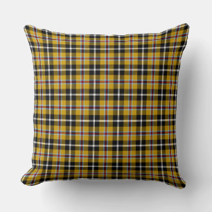 Cornish National Tartan Yellow and Black Pset Kussen