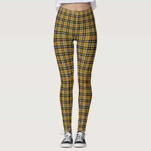 Cornish National Tartan Yellow and Black Pset Leggings