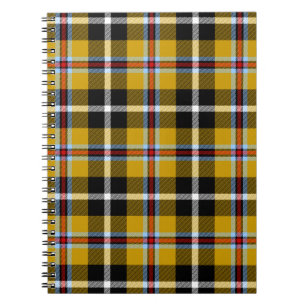 Cornish National Tartan Yellow and Black Pset Notitieboek