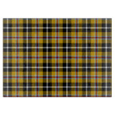 Cornish National Tartan Yellow and Black Pset Snijplank (Voorkant)