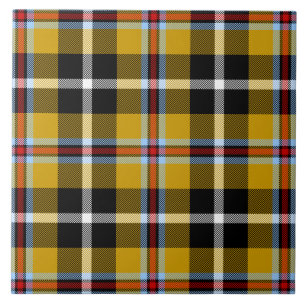 Cornish National Tartan Yellow and Black Pset Tegeltje