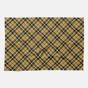 Cornish National Tartan Yellow and Black Pset Theedoek