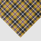 Cornish National Tartan Yellow and Black Pset Tissuepapier (Detail)