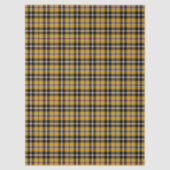 Cornish National Tartan Yellow and Black Pset Tissuepapier (Voorkant)