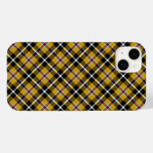 Cornish National Tartan Yellow Black Pset Case-Mate iPhone Case (Achterkant (horizontaal))