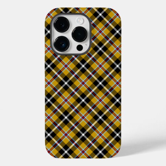 Cornish National Tartan Yellow Black Pset Case-Mate iPhone Case (Achterkant)