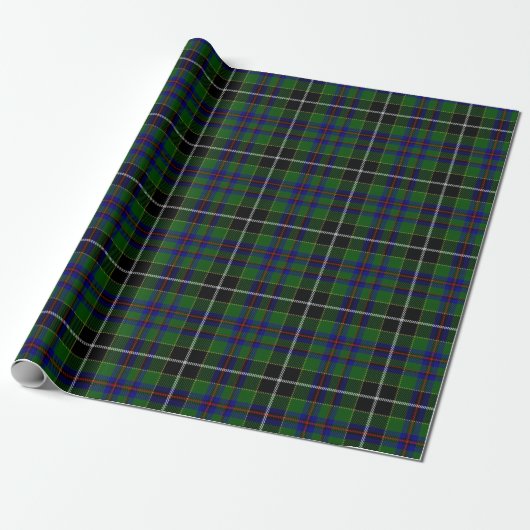 Cornish Nationale Jacht Tartan Cadeaupapier (Uitgerold)