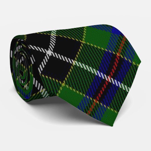 Cornish Nationale Jacht Tartan Stropdas (Opgerold)