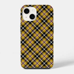 Cornish Nationale Tartan Geel Zwart Schotse Ruit iPhone 14 Hoesje