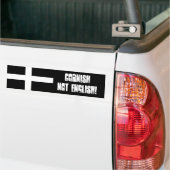 "Cornish not English" Bumpersticker (Op Truck)