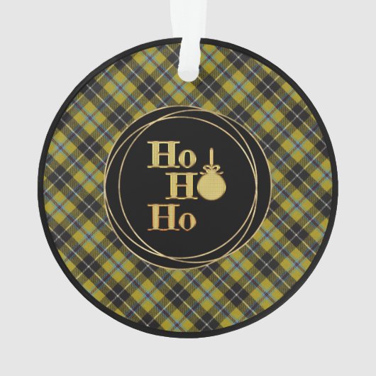 Cornish Original Scottish Tartan Ornament (achterkant)